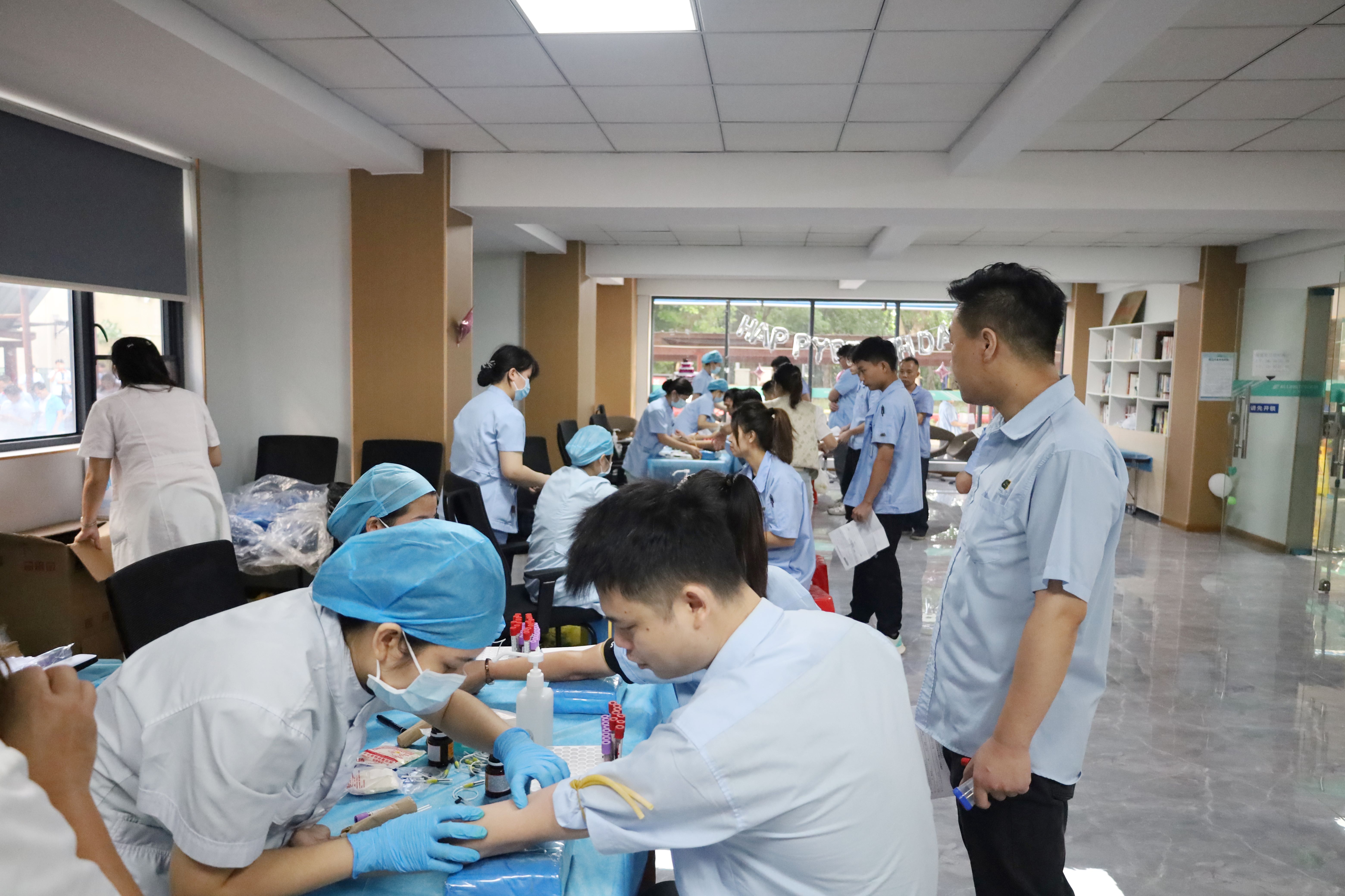 關(guān)愛員工，守護(hù)健康——依頓電子開展2024年度員工健康體檢活動